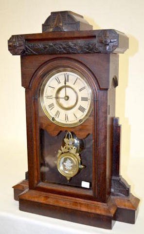 Seth Thomas City Series ÒPittsburghÓ Walnut Shelf Clock — Antique Clocks Price Guide