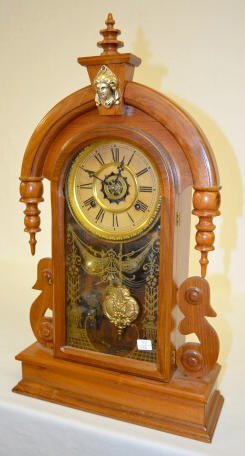 Waterbury Oak ÒParisianÓ Parlor Clock — Antique Clocks Price Guide
