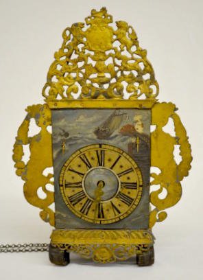 Early Dutch Friese Clock Movement & Dial — Antique Clocks Price Guide