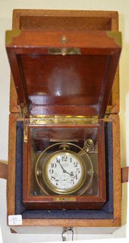 Waltham Double Boxed ShipÕs Chronometer — Antique Clocks Price Guide