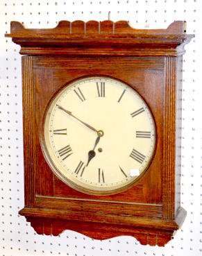 Carved Gallery Clock, Unmarked — Antique Clocks Price Guide