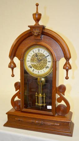 George B. Owens Lion Head Parlor Clock — Antique Clocks Price Guide