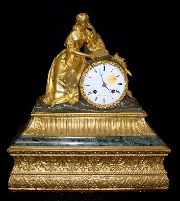 Barbot De Paris Silk String Mantel Clock — Antique Clocks Price Guide