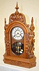Gilbert Walnut ÓPyramidÒ Parlor Clock