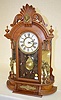 New Haven Walnut Occidental Parlor Clock