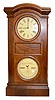 Seth Thomas Double Dial Calendar Clock, 2 Weight