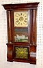 Antique Triple Decker 2 Wt. Clock w/Brass Mvmnt.