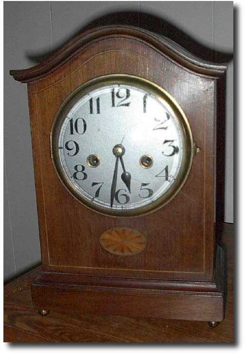 German Arch Top Mantle Clock — Antique Clocks Price Guide